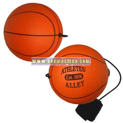 Basketball shape stress reliever yo-yo